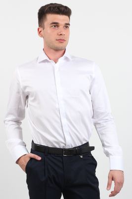 Shirt 100cot, White, medium