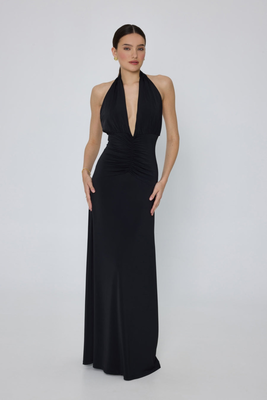 Federica dress, Black, medium