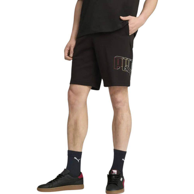 Essentials logo lab execution shorts 10" training, Black, medium