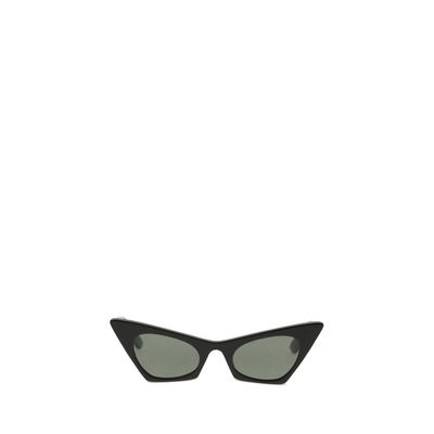 Black plastic sunglasses, Black, medium