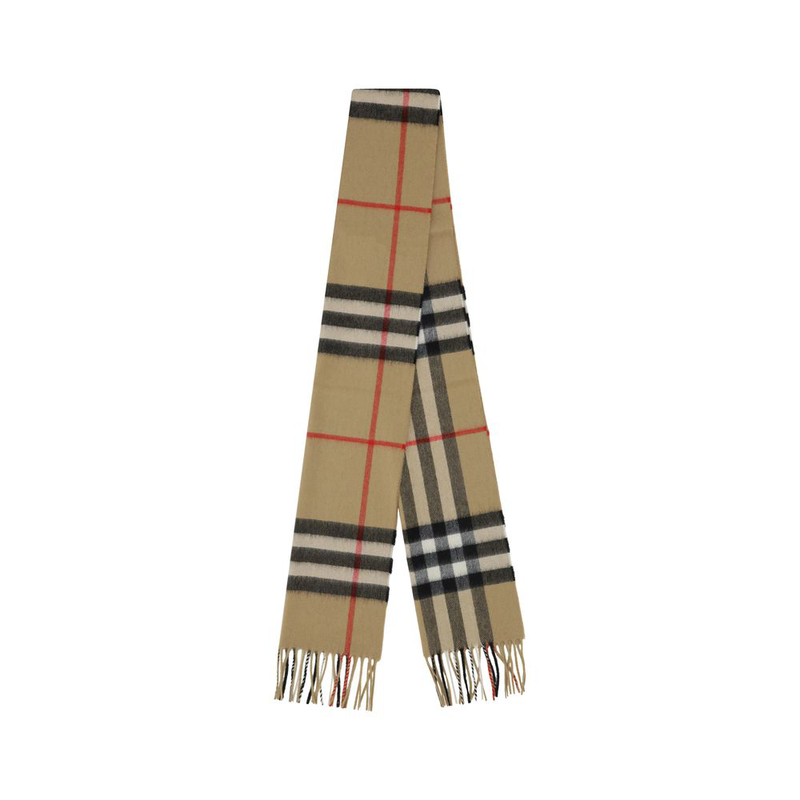 Brown cashmere scarf-null