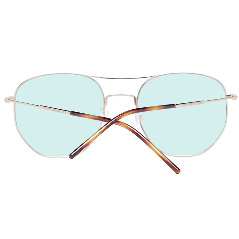 Rose gold metal sunglasses-null