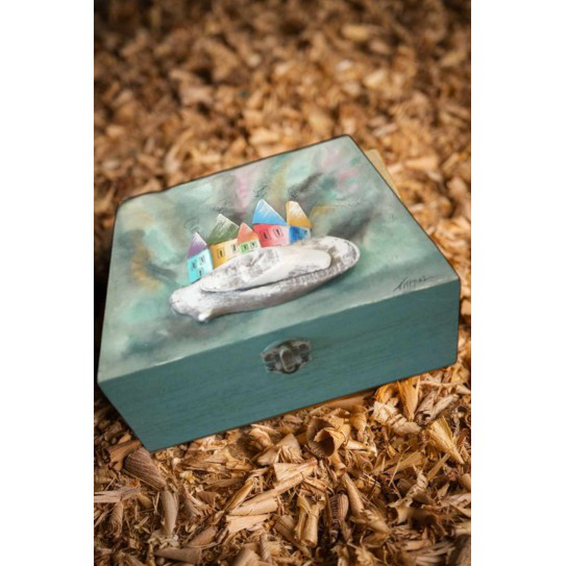 Wooden jewellery box, , medium image number null