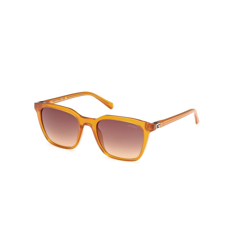 Orange resin sunglasses-null