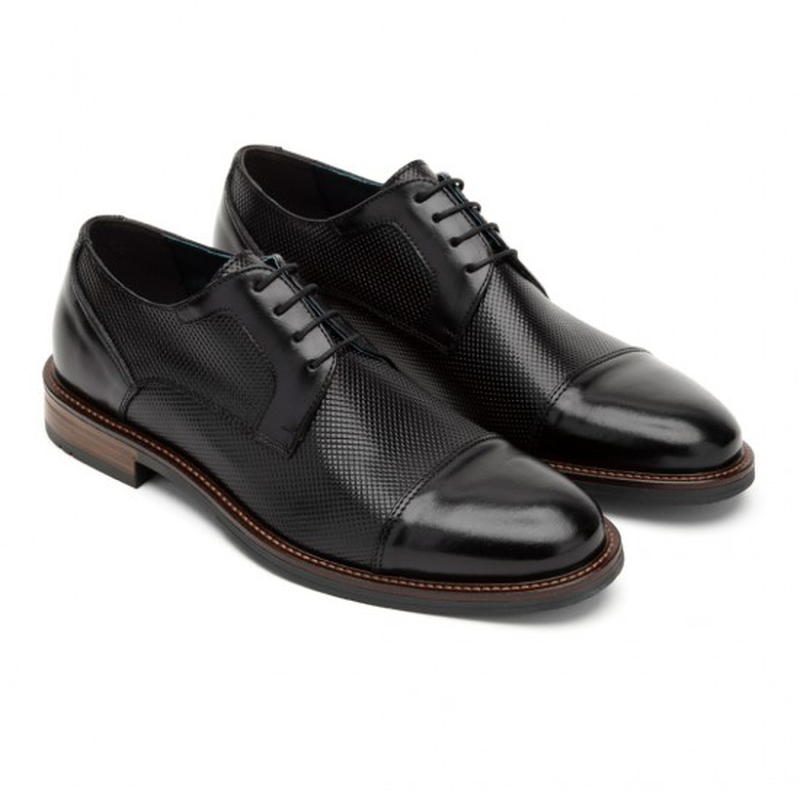 Derby leather shoes-null
