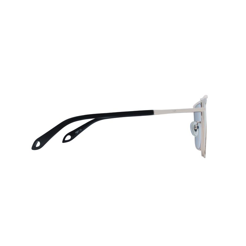 OJO trend sunglasses square matte gold frame gold flat lenses-null
