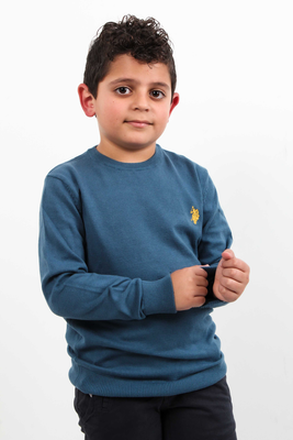 Knitted top pro kids, Indico, medium