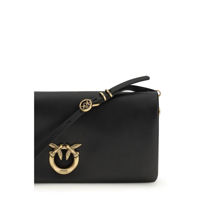 Black calf leather bos taurus clutch bag-null
