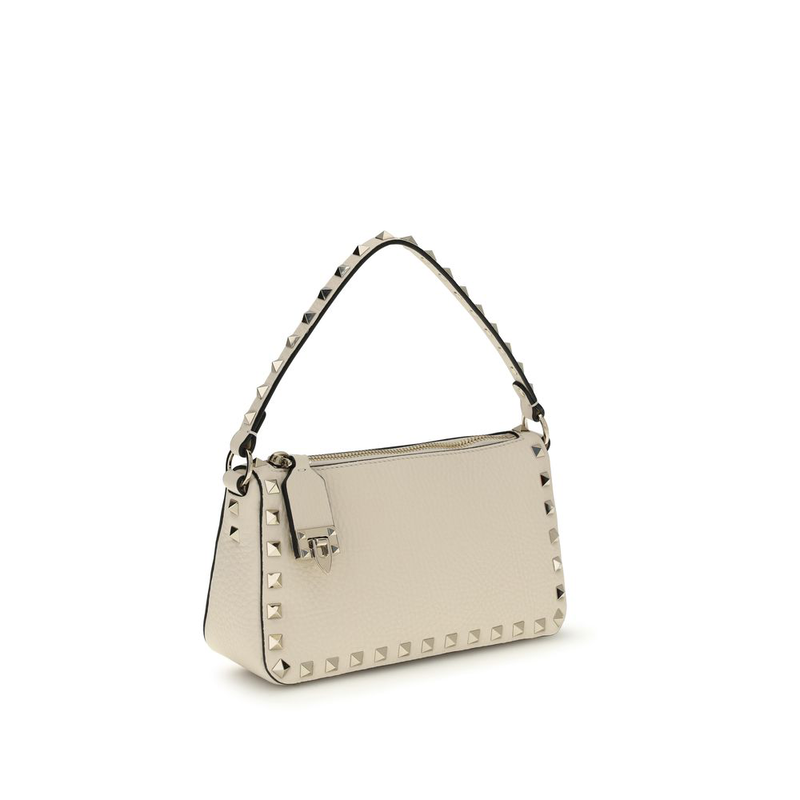Beige calf leather bos taurus shoulder bag-null