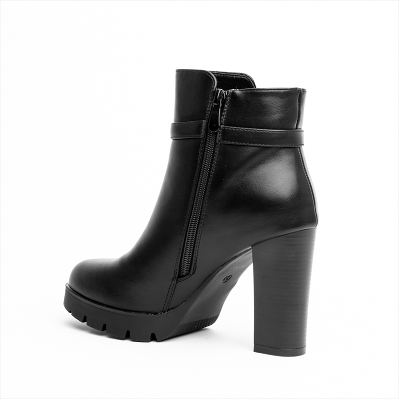 Miss belgini block high heel ankle boots-null