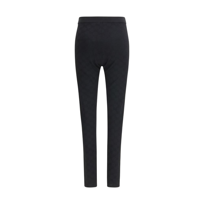 Black viscose leggings-null