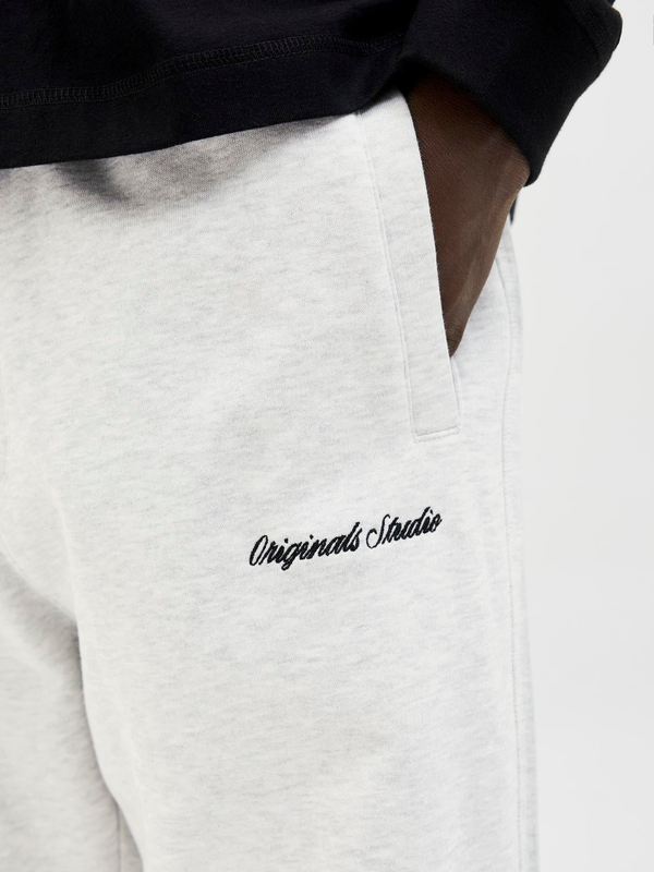 Jpstkane track pants - white melange-null