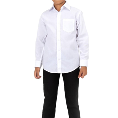 Long sleeve shirt #17210, White, medium