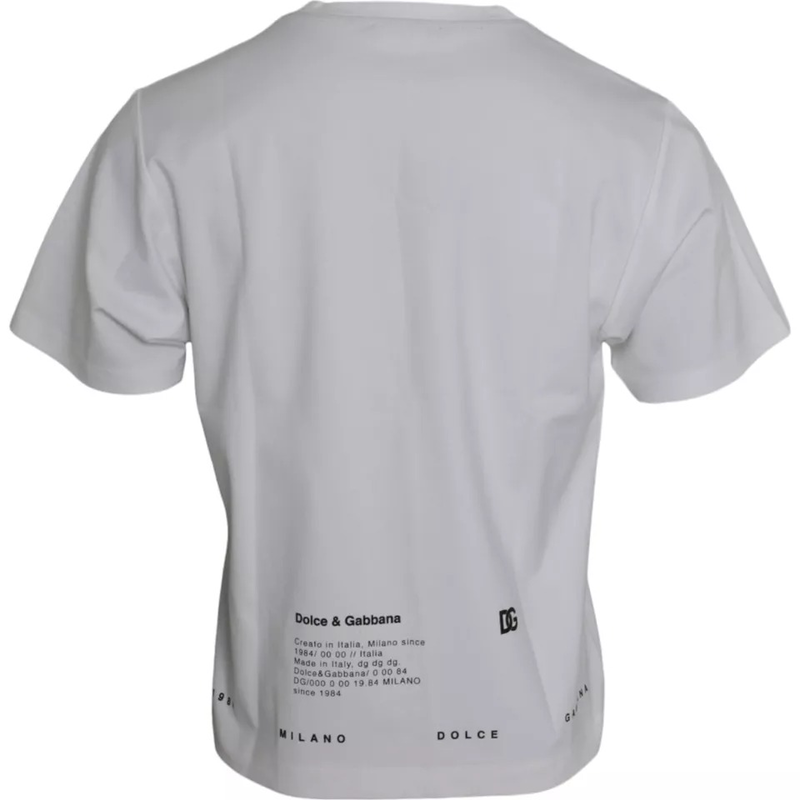 White red lips print cotton men t-shirt-null