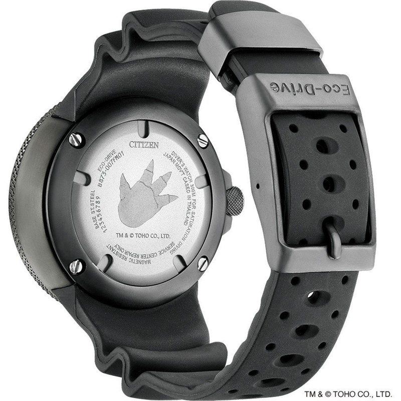 Black rubber sport watch-null