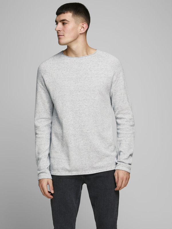 Jjehill knit - light grey melange-null