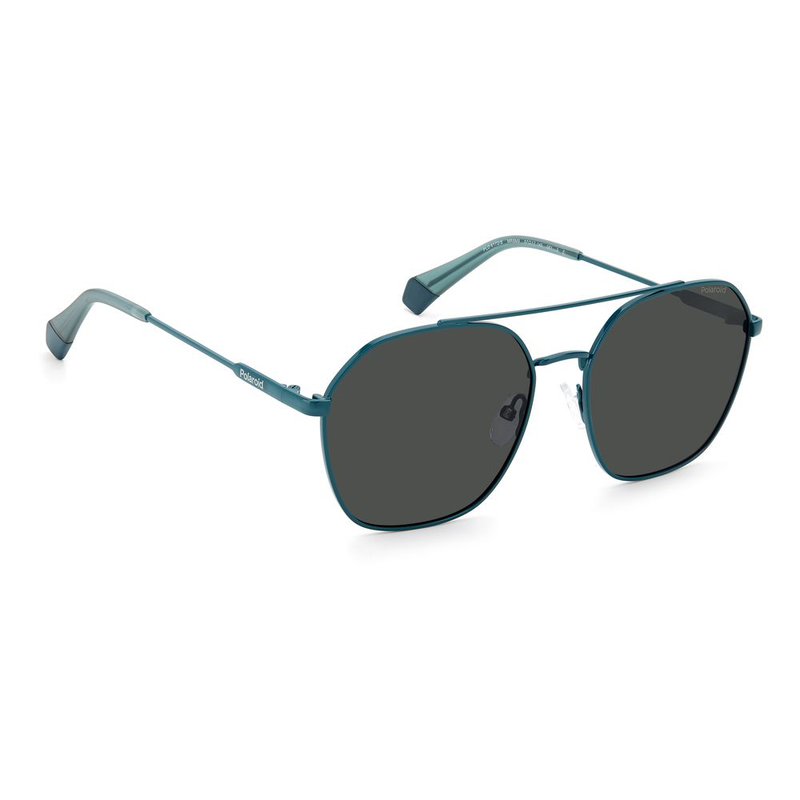 Blue stainless steel sunglasses-null