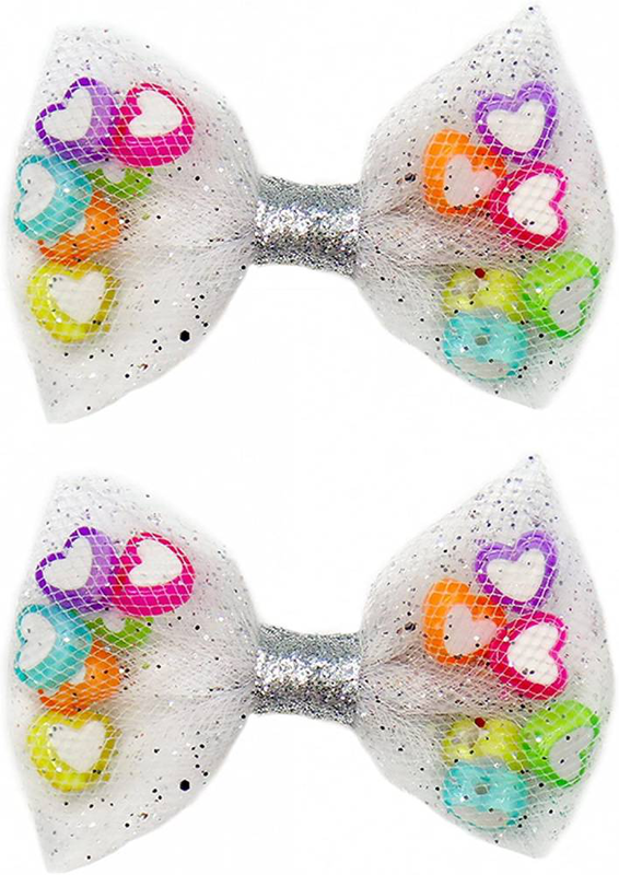 Hair clips mini hearts image number null