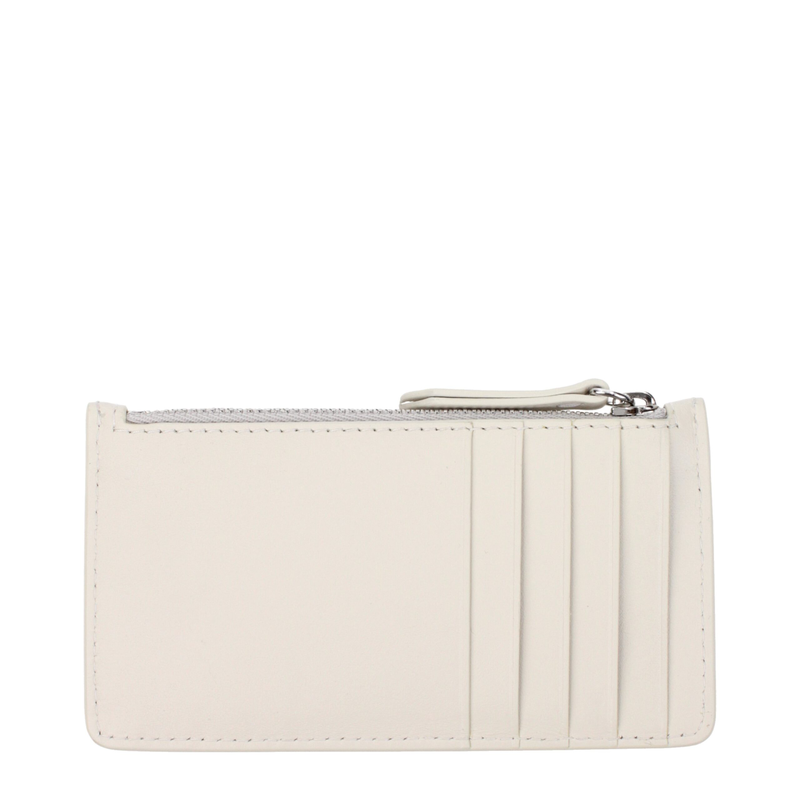 Beige leather wallet-null