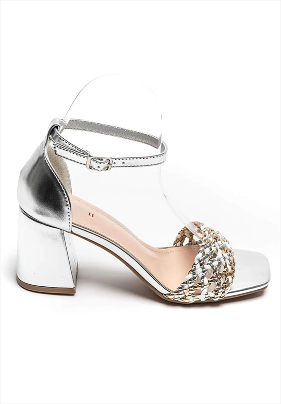 Sandal mid block heel-null