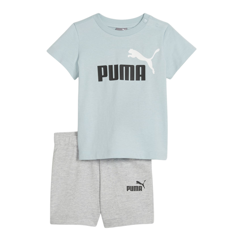 Puma minicats logo baby boy infant toddler graphic set turquoise surf 845839-22-null