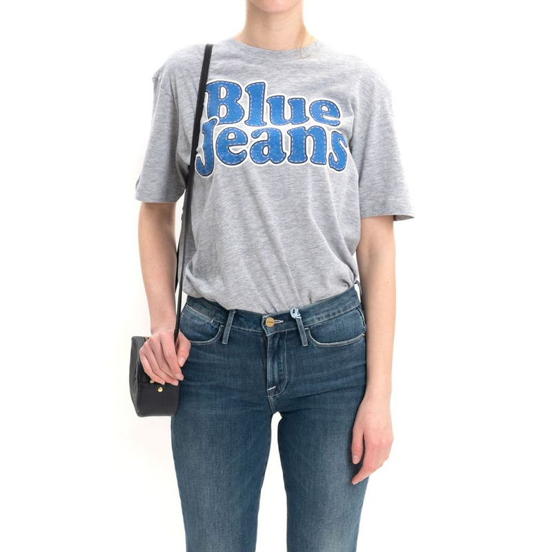 Gray cotton t-shirt-null