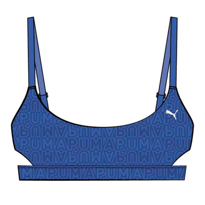 Swim women jacquard peekaboo top 1p, Bold Blue, medium