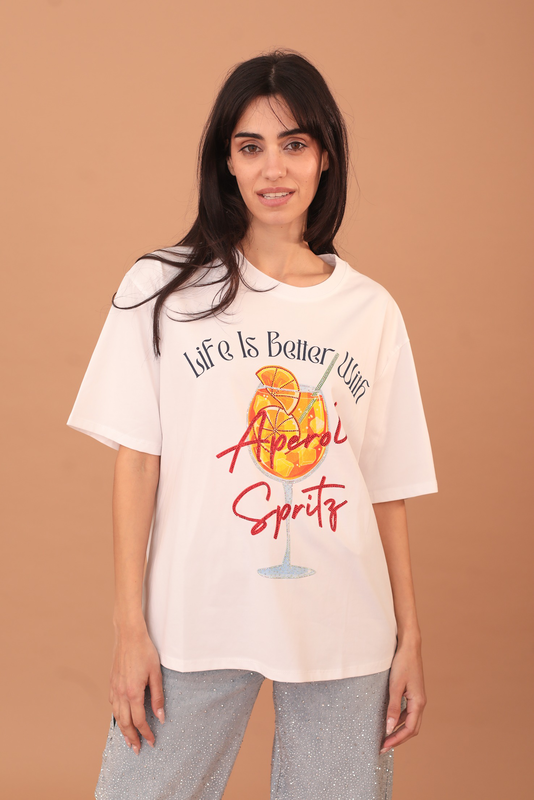 Aperol oversized shirt-null