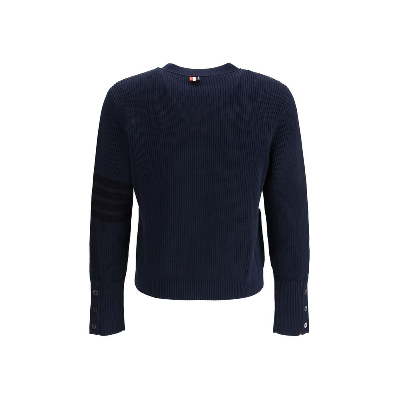 Blue cotton cardigan-null