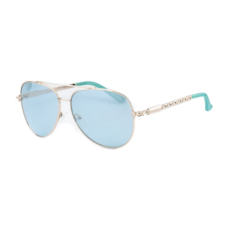 Gold metal sunglasses-null