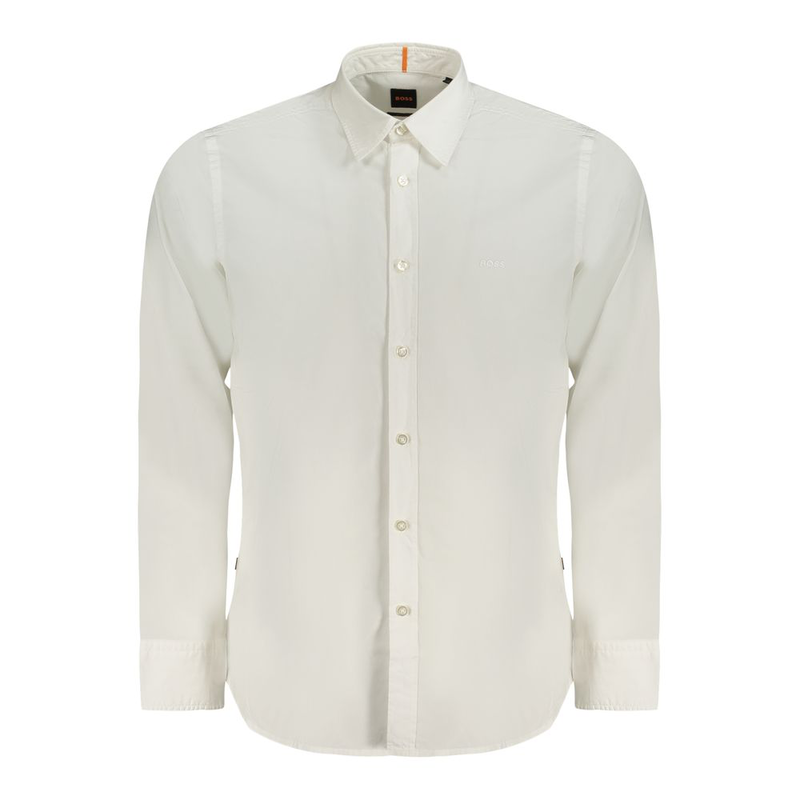 White cotton men shirt-null