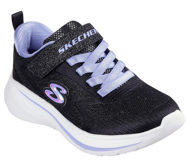 Skechers gore and strap sparkle mesh sneaker w/ satin overlays-null