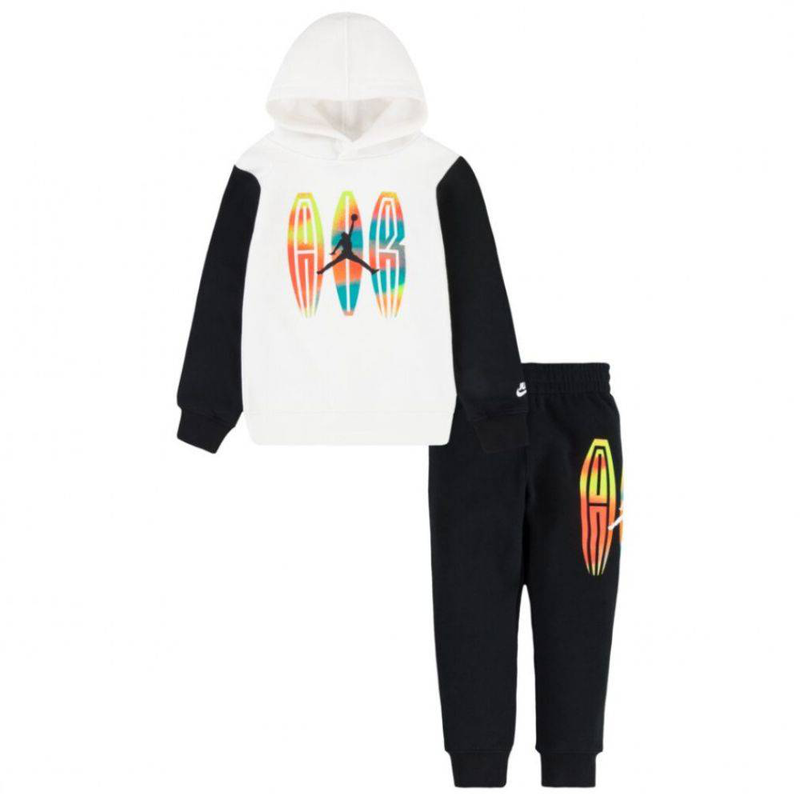 Infant mvp blocked fleece set-null