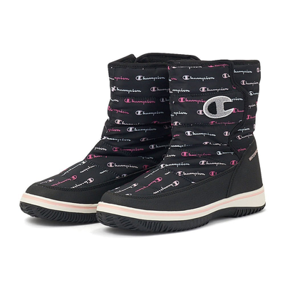 Champion girls high cut shoe flakey g gs (s32522-kk001), Black, medium