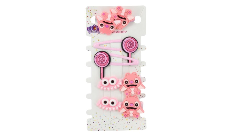 Angel hair clips set &ndash; cute cartoon hair accessories for kids & fans-null