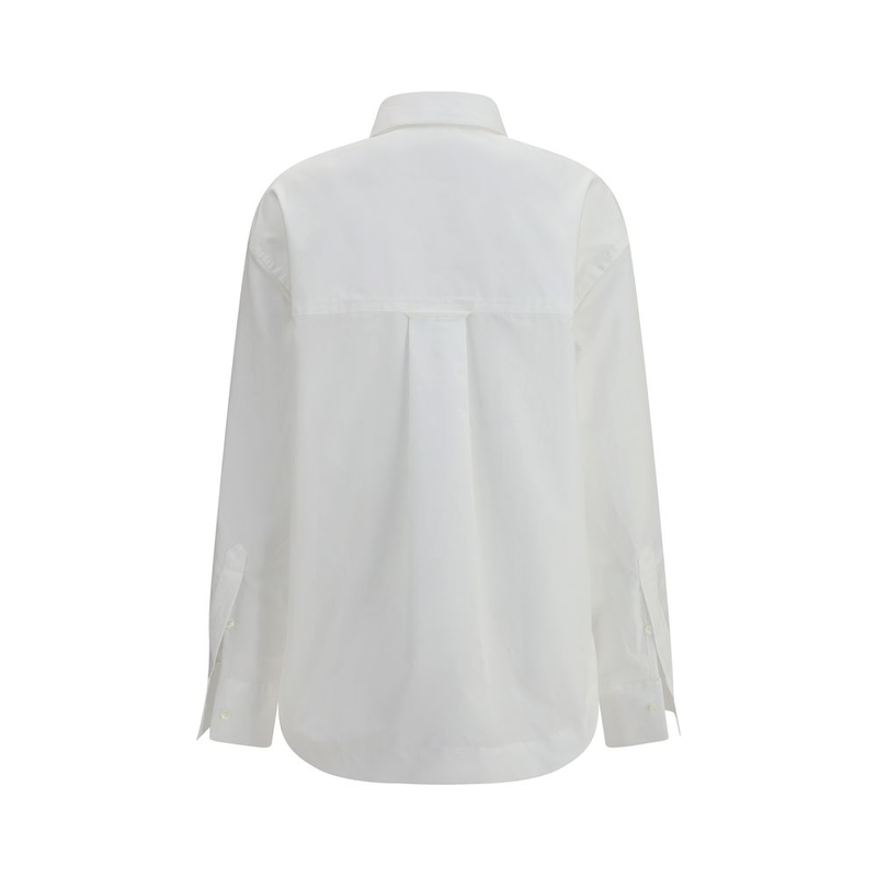 White cotton dress shirt-null