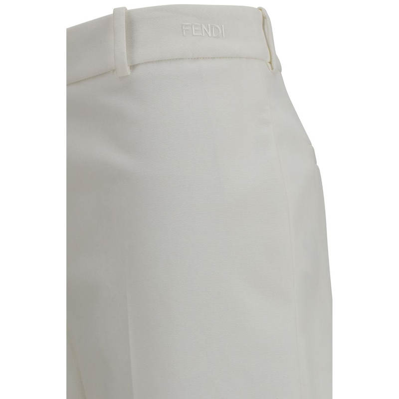 White cotton pants-null