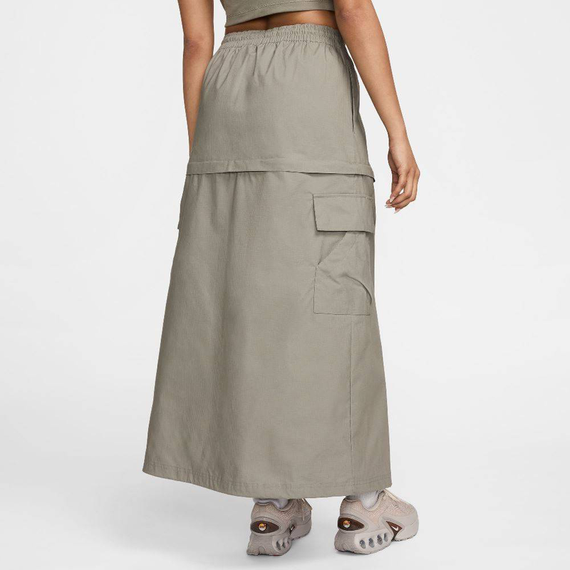 Nike sportswear essentials mid-rise woven skirt-null