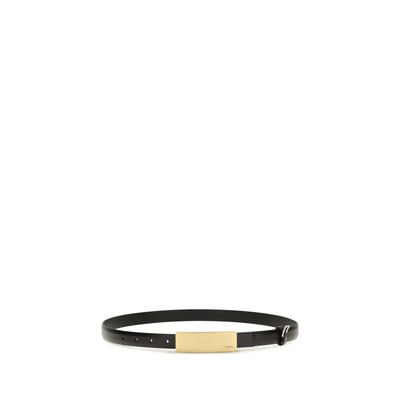 Black calf leather bos taurus regular belt-null