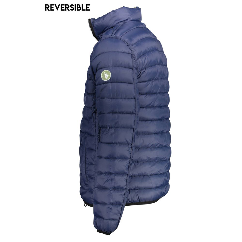 Green nylon men's jacket-null