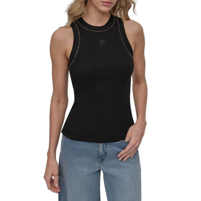 Dkny sleeveless top, Black, medium
