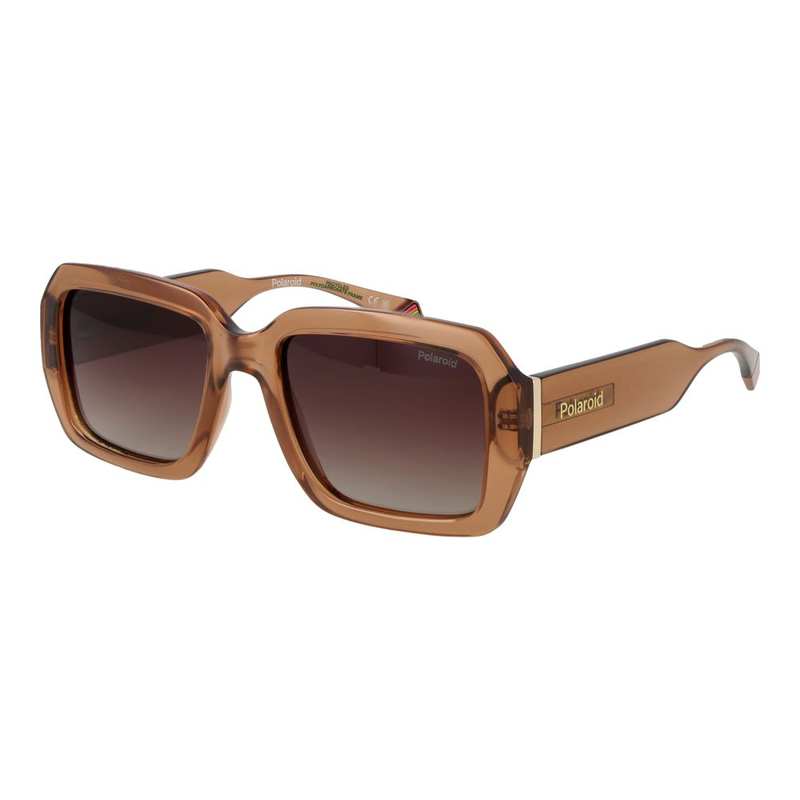 Brown polycarbonate sunglasses-null