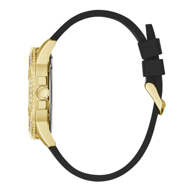Black synthetic bracelet watch-null