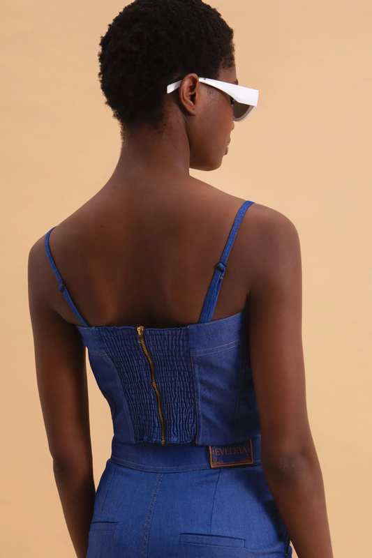 Product image: Cobalt chic denim bustier-null