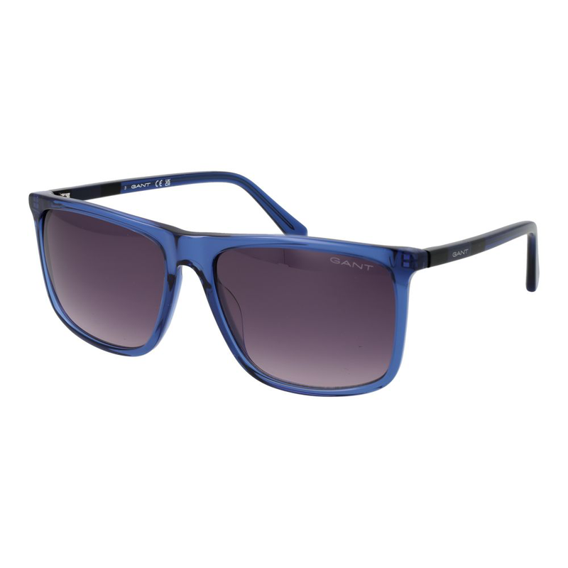 Blue plastic sunglasses-null