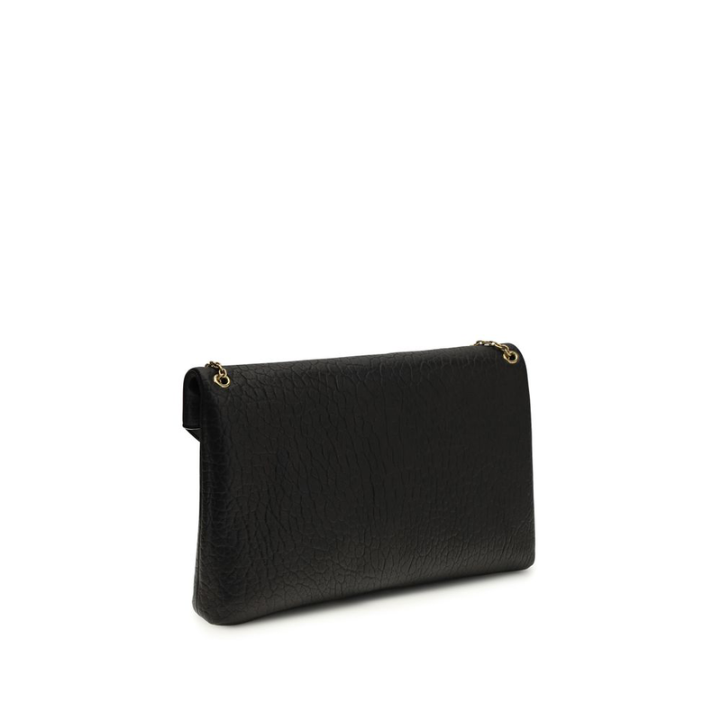 Black lamb ovis aries aries shoulder bag-null