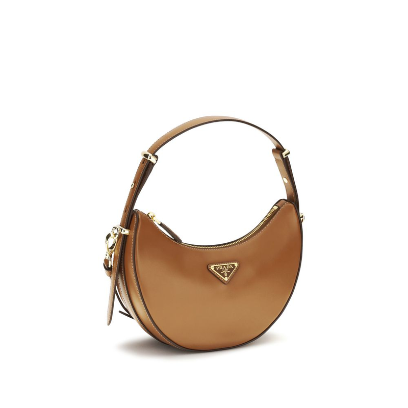 Beige calf leather bos taurus shoulder bag-null