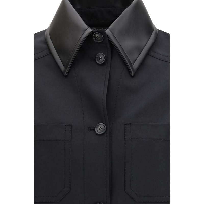 Black polyester shirt-null