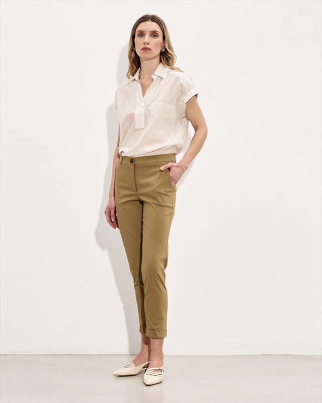 Cotton trouser suit-null