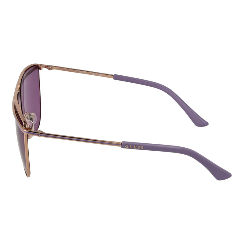 Rose gold metal sunglasses-null